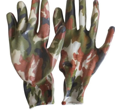 Рукавички робочі з нітрилові покриттям WERK WE2140 (хакі)